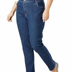 Plus size Woman Within Jeans, washed. Never worn.